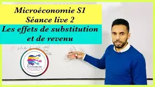 Microéconomie S1 : séance live 2 : les effets de substitution et de revenu (RELANCIA RABAT)