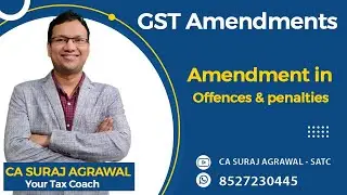CMA FINAL | GST AMENDMENT | OFFENCES & PENALTIES | DEC 2021 EXAM