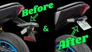 Установка заднего бампера на Yamaha MT07 2025 года — Vagabond Motorsports Fender Eliminator