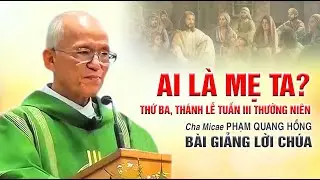 Ai là Mẹ ta - Thánh Lễ Thứ Ba Tuần III Thường Niên - Bài giảng của Cha Phạm Quang Hồng