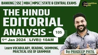 Learn VOCAB, READING, SKIMMING, ERRORS, GRAMMAR USE, 1st January , 2024  - PRADEEP PATIL