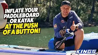 Adventure Kings PLUS Premium 12v Paddleboard + Kayak Pump Features