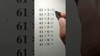 Multiply by 61 Instantly &ndash; No Memorizing Needed! #mathtrick #mathematics #mathematica #mathstricks
