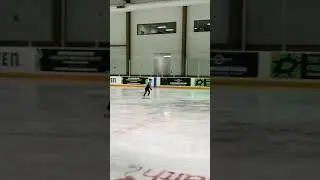 Alexa Riddoch figure skating ~ Age 6 ~ Fun Axel Practice