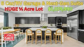 NEW 🏡 $1,079,990 - RV Garage - Next-Gen Suite - 1/2 Acre - 5 BD - 4.5 BA - 3,932 sqft