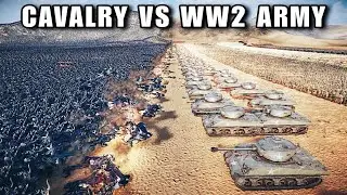 WW2 ARMY VS 1,000,000 CAVALRY CHARGE | Ultimate Epic Battle Simulator 2 | UEBS 2