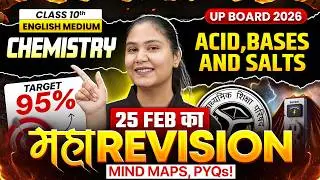 Class 10th English Medium | Chemistry  Acid, Bases And Salts | Mindmaps, PYQs  MahaRevision