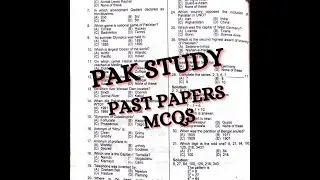 top 1000 most repeated pakistan studies mcqs | pak study | lecturer pak study ppsc paper | part 44