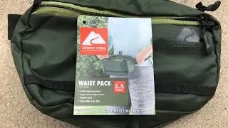 135 Gram (4.75 oz.) $8 Ultralight Fanny Pack for Thru-Hiking PCT - CDT - AT