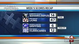 Week 5 Final Scores and Highlights High School Football Southwest Florida