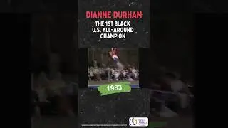 1983: Dianne Durham - 1st Black female AA gymnastics champion #gymnastics #blackhistorymonth