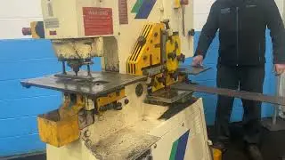 60 TON GEKA MODEL 55/A HYDRAULIC IRONWORKER: STOCK #74688