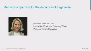 Method comparison for the detection of Legionella