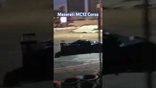 A very rare Maserati MC12 Corsa on a track 🔥🔥 #maserati #mc12corsa