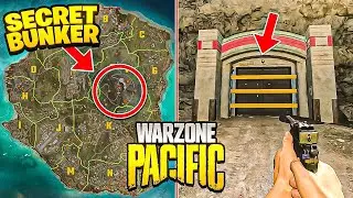 *NEW* WARZONE MAP & SECRET BUNKER full WALKTHROUGH (Warzone Pacific)