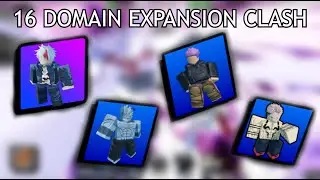 16 DOMAIN EXPANSION CLASH || Sorcerer Tower Defense
