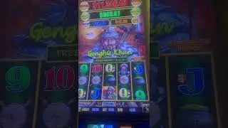 Genghis Khan Bonus Video💂🏽🪖🛡 #dragonlinkslotmachine #slotmachinebonus