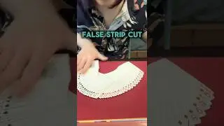 False strip cut#cards #playingcards #cardistry #poker #magic #magician #autiscardist