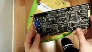 RETRO Unboxing STB 3dfx Voodoo2 graphics card 12 MB PCI + 128MB SIMM RAM