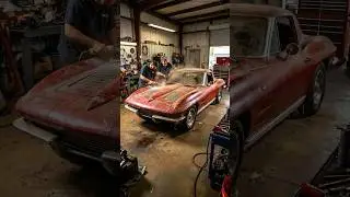 Restoring a Completely DESTROYED: 1963 Corvette Sting Ray Split  Restoration | ASMR Restoration