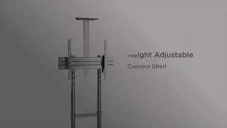 Compact TV Cart Trolley For Versatile Use | T1040T