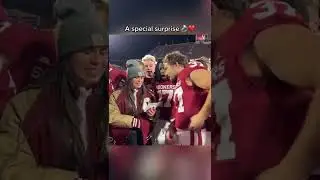 Он удивил свою девушку особым предложением после игры ❤️💍 (через @Oklahoma Football)