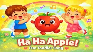 Ha Ha Apple 🍎 | Fun Action Song for Toddlers 😄#trending #viral #animation #kidssongs #viralvideo