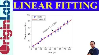 Linear Fitting Using OriginLab 2021 | Drawing/Graphing-23