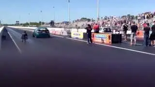 David Carrion's first win at Import Faceoff. All Motor Pro Class 10.63 @ 129mph