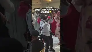 Camera Maniiii #camera #cameraman #wedding #ceremony cere #funny