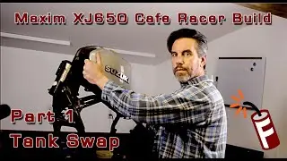 Part 1 -  Maxim XJ650 Cafe Racer Build - Tank Swap