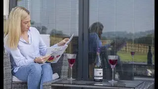 What are integrated blinds?