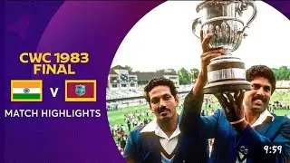India's Triumph: World Cup Final 1983 Highlights