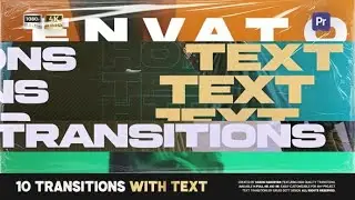 Kinetic Text Transitions &ndash; Dynamic Typography Scene Switches for Premiere Pro