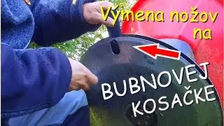 Výmena nožov na bubnovej kosačke