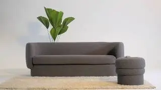 Kardiel's Swagger Sofa and Ottoman