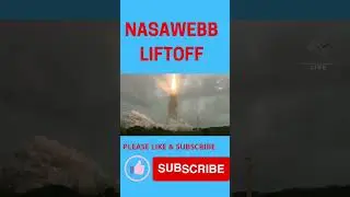 NASAWebb Space Telescope! LIFTOFF | At 7:20am ET (12:20 UTC) | #shorts #nasaspace #nasawebb