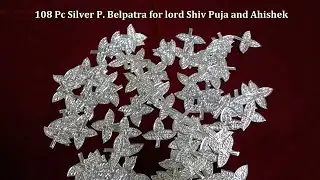 108Pc's Silver P. Belva leaves - Belpatra for Puja 🎉