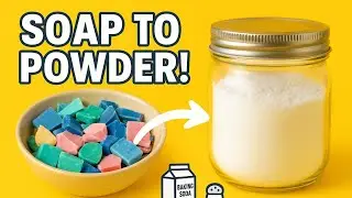 Don&rsquo;t Throw Soap Scraps Away! 🧼 Make Powerful Detergent at Home