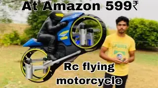 Rc flying bike review in hindi || flying india ankit malik || homemade rc drone in hindi
