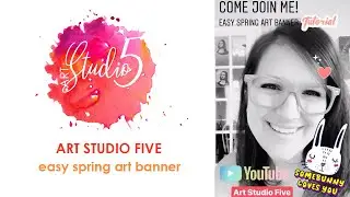 Art Studio Five : Easy Spring Art Banner