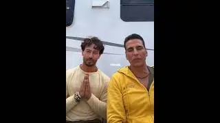 Tiger Shroff And Akshay Kumar Wishing Everyone About Ayodhya Ram Mandir| Ram Mandir Ayodhya #shorts