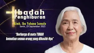 [LIVE] Ibadah Penghiburan Malam Terakhir Atas Meninggalnya Ibu Yohana Sumule