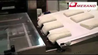 Industrielle Brotlinie f&uuml;r Ciabatta mit automatischer Versorgung MERAND AquaPan 9000
