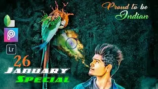 | In mobile edit|26 January Special |Republic day|Picsart cool editing in mobile|Picsart CB Editing|