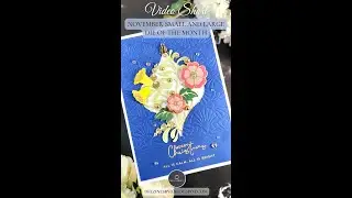 VIDEO SHORT | Spellbinders Layered Floral Card Creator & Stylized Floral Kaleidoscope Slimline