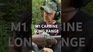 M1 Carbine, long-range #m1 #ww2 #militarysurplus #m1 #bullet  #army #wwii #shorts #shortvideo