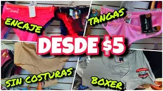 Desde $5🤯TODO DE REMATE🤑CALZONES SIN COSTURA🩲Tines🧦Calcetas👙Protectores😊 Lencer&iacute;a BARATA en CDMX👌