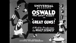 Great guns (1927). Oswald The Lucky Rabbit.