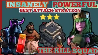 Th9 pekka + wizzard + hogs are insanely powerful | Th9 best attack strategy